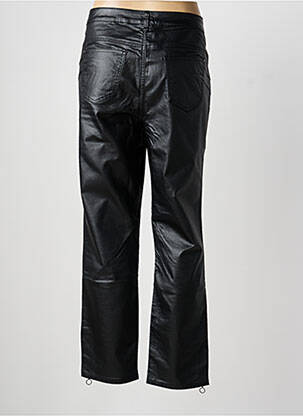 Pantalon slim tissage enduit taille normale noir HEINE femme