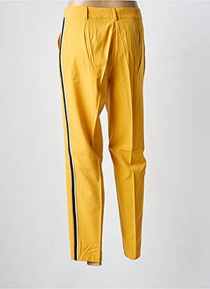 Pantalon 7/8 taille haute taille haute jaune HEINE femme