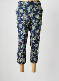 Pantacourt stretch taille normale bleu DAMART femme