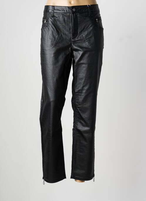 Pantalon slim tissage enduit taille normale noir HEINE femme