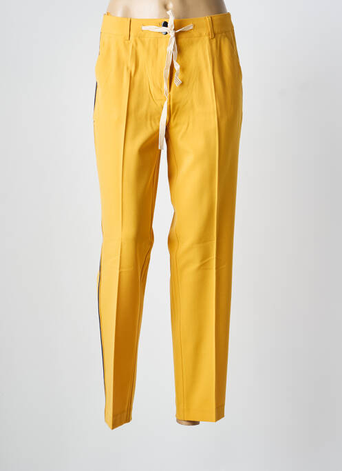 Pantalon 7/8 taille haute taille haute jaune HEINE femme