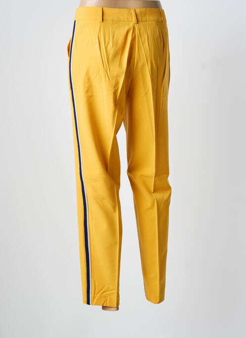 Pantalon 7/8 taille haute taille haute jaune HEINE femme