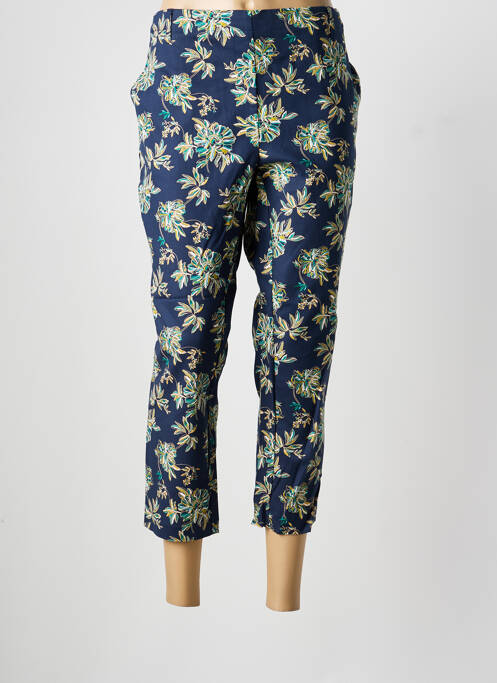 Pantacourt stretch taille normale bleu DAMART femme