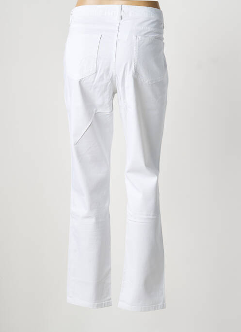 Jeans coupe slim blanc LINEA TESINI femme