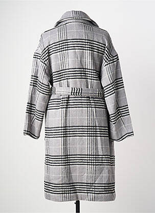 Manteau long coupe cintrée sans capuche gris HEINE femme