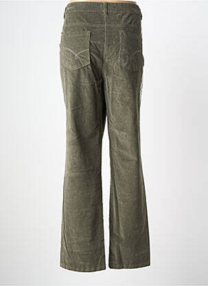 Pantalon droit stretch taille normale vert DAMART femme