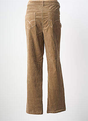 Pantalon droit stretch taille normale marron DAMART femme