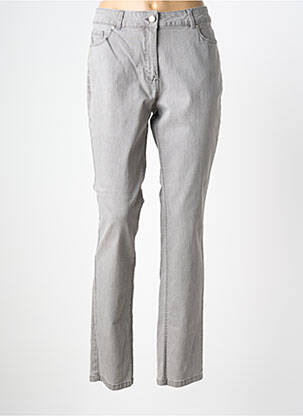 Jeans coupe slim stretch taille normale gris DAMART femme