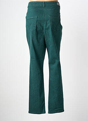 Jeans coupe slim stretch taille normale vert DAMART femme