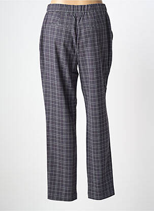 Pantalon chino fermeture zippée sous rabat boutonné taille haute gris DAMART femme