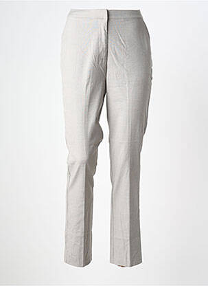 Pantalon chino taille à pinces taille normale gris DAMART femme