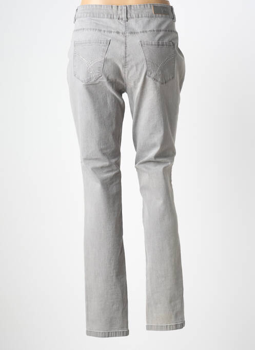 Jeans coupe slim stretch taille normale gris DAMART femme