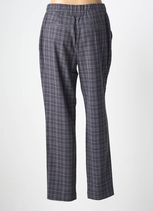 Pantalon chino fermeture zippée sous rabat boutonné taille haute gris DAMART femme