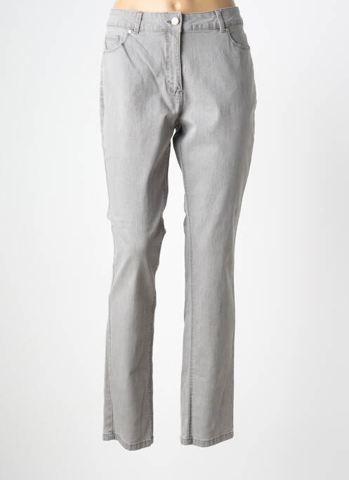 Jeans coupe slim gris DAMART femme