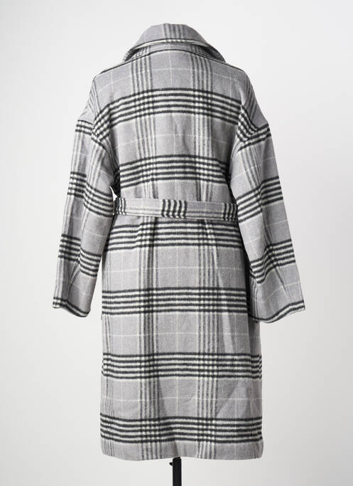 Manteau long coupe cintrée sans capuche gris HEINE femme