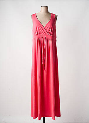 Robe longue sans manche sans manche rose BONPRIX femme
