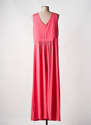 Robe longue sans manche sans manche rose BONPRIX femme