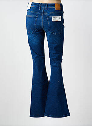 Jean coupe flare stretch taille haute bleu KUYICHI femme