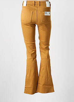 Jean coupe flare stretch taille haute jaune KUYICHI femme