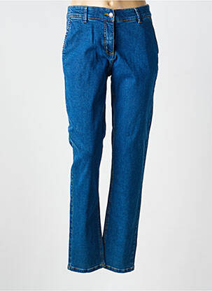 Jeans coupe slim stretch taille normale bleu DAMART femme