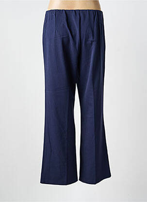 Pantalon flare taille élastique taille haute bleu DAMART femme