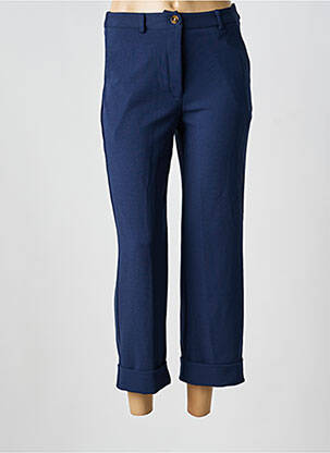 Pantalon 7/8 taille haute taille haute bleu DAMART femme