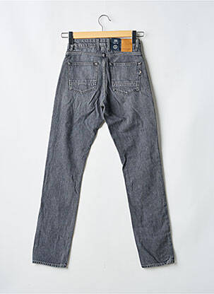 Jeans coupe slim stretch taille haute gris KUYICHI femme