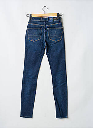 Jeans coupe slim stretch taille normale bleu KUYICHI femme