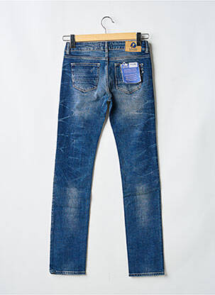 Jeans coupe slim stretch taille normale bleu KUYICHI femme
