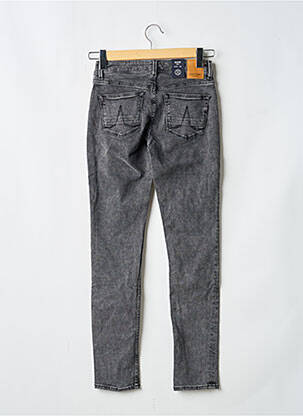 Jeans coupe slim stretch taille normale noir KUYICHI femme