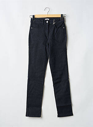 Jeans coupe slim stretch taille haute noir DAMART femme