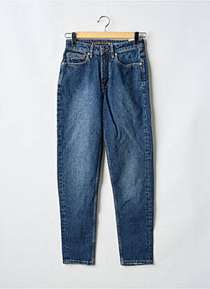 Jeans coupe droite bleu KUYICHI femme