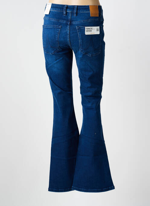 Jean coupe flare stretch taille haute bleu KUYICHI femme