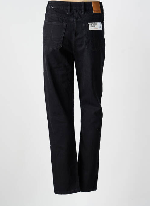 Jeans coupe slim stretch taille haute noir KUYICHI femme