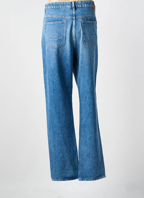 Jeans coupe droite stretch taille normale bleu KUYICHI femme