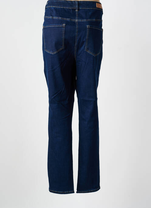 Jeans coupe slim tissage brut taille normale bleu DAMART femme