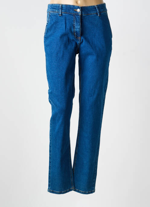 Jeans coupe slim stretch taille normale bleu DAMART femme