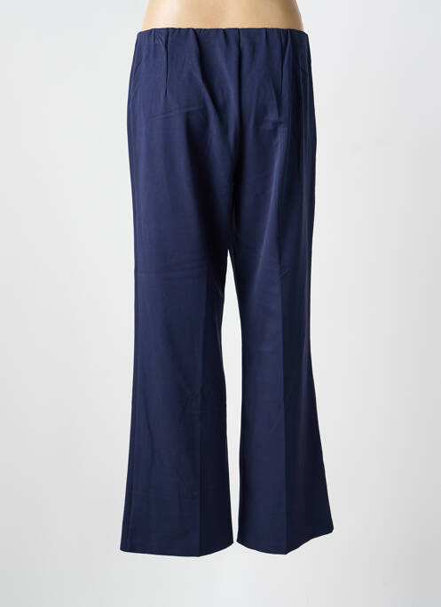 Pantalon flare taille élastique taille haute bleu DAMART femme