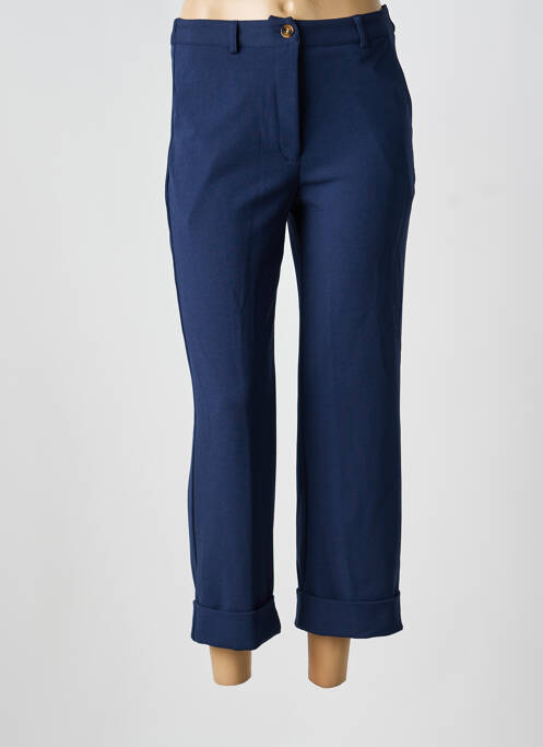 Pantalon 7/8 taille haute taille haute bleu DAMART femme