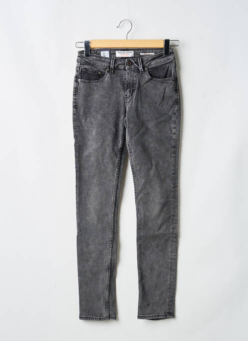 Jeans coupe slim stretch taille normale noir KUYICHI femme