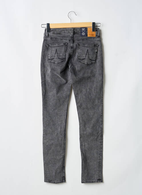 Jeans coupe slim stretch taille normale noir KUYICHI femme