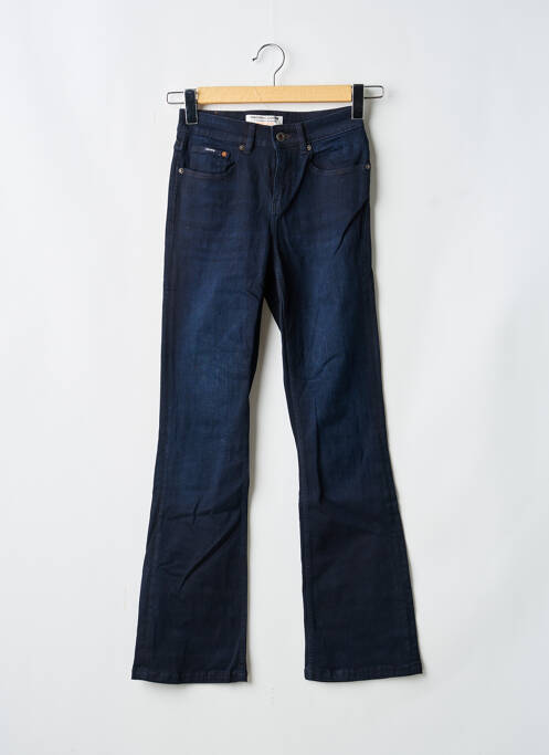 Jeans bootcut taille haute taille haute bleu KUYICHI femme