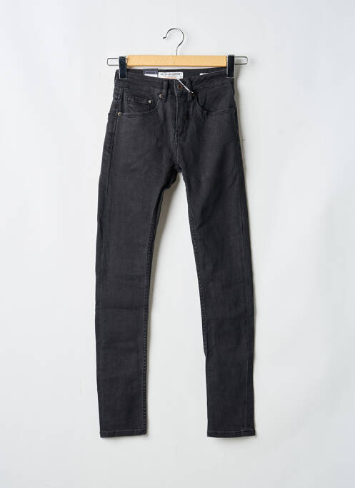Jeans skinny taille haute taille haute noir KUYICHI femme