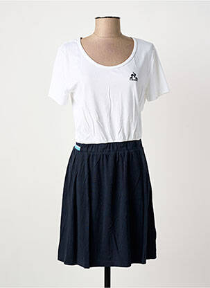 Robe courte manches courtes manches courtes bleu LE COQ SPORTIF femme