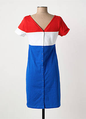 Robe courte manches courtes manches courtes bleu LE COQ SPORTIF femme