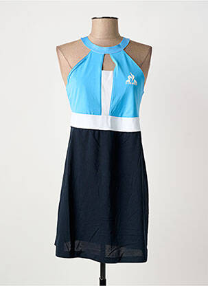 Robe courte sans manche sans manche bleu LE COQ SPORTIF femme