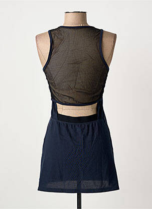 Robe courte sans manche sans manche bleu LE COQ SPORTIF femme