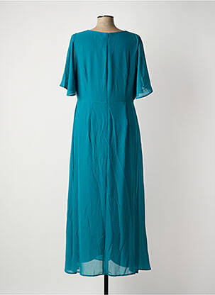 Robe longue manches courtes manches courtes vert SHEEGO femme