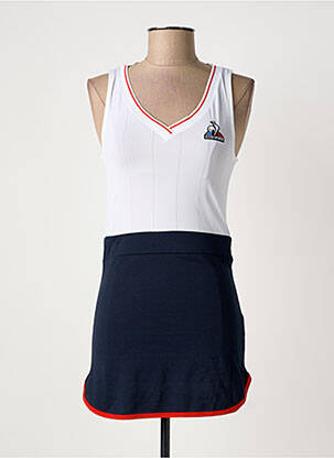 Robe courte sans manche sans manche bleu LE COQ SPORTIF femme