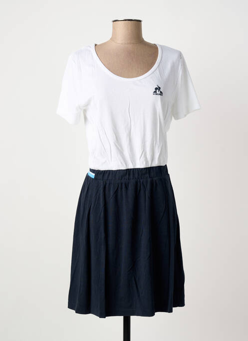 Robe courte manches courtes manches courtes bleu LE COQ SPORTIF femme